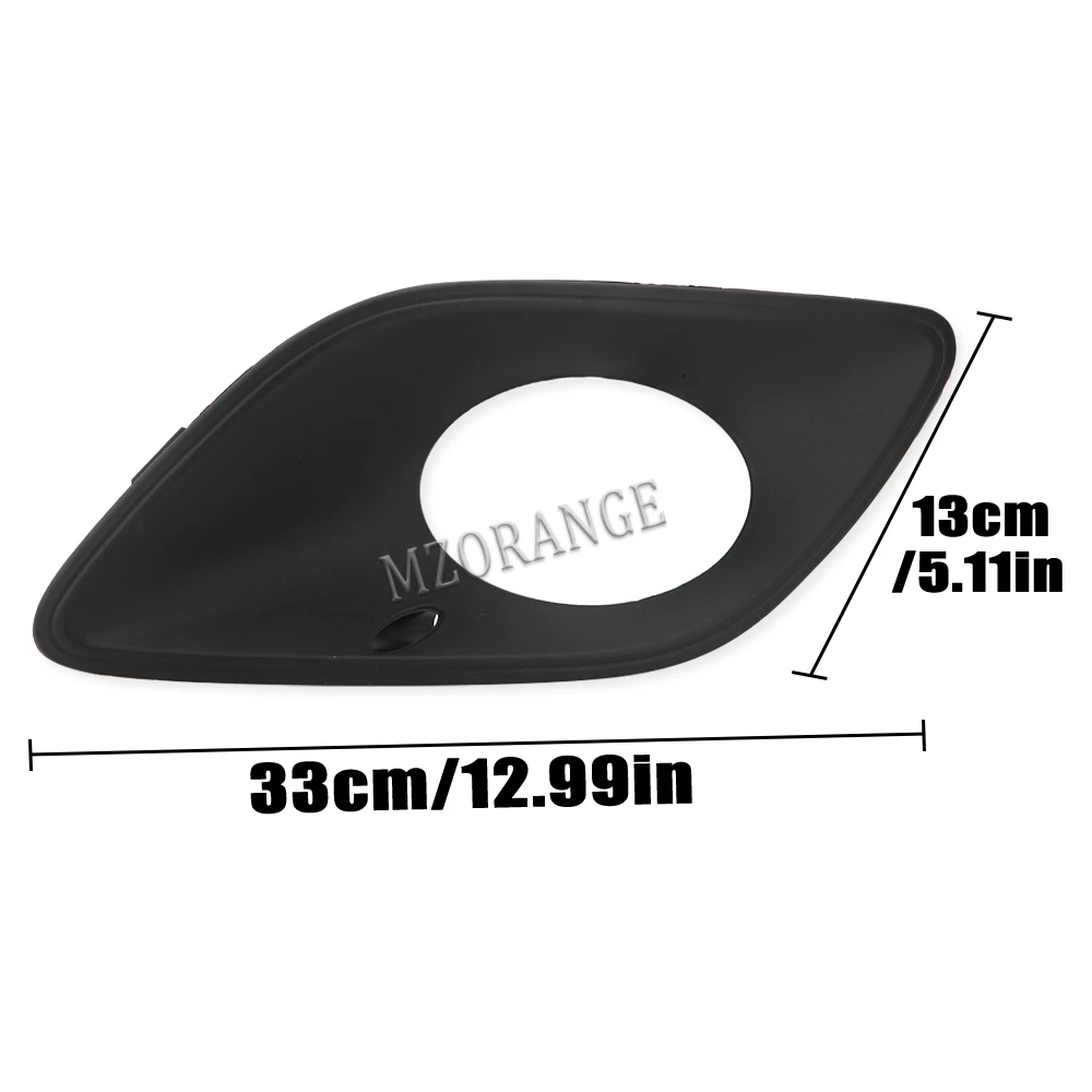 TOTMOX Mistlampafdekking voor mistlamp, cover mistlamp, voorbumper