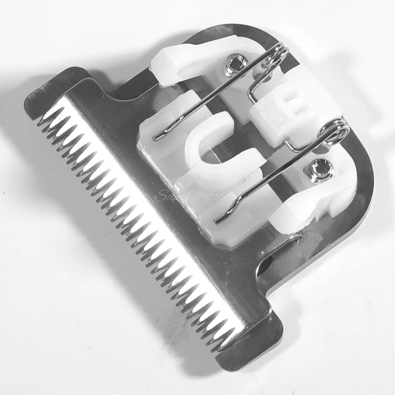 2026 Neu für WAHL 9864 9864SS 9686 9818A Elektrischer Rasierer Haarschneidemaschine Klingenset Metall + Keramik Abnehmbare Ersatzklinge – Detail 4