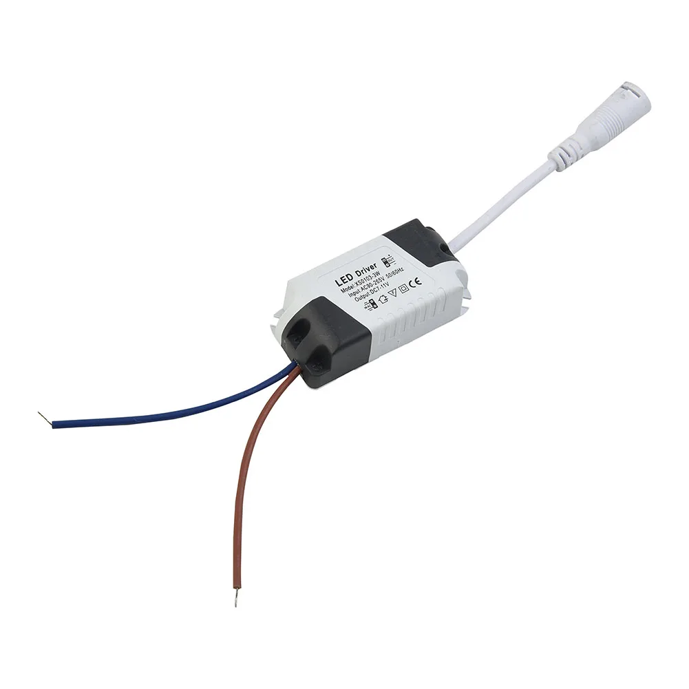 12-24V 드라이브 전원 DC LED 패널 드라이버 300mA 정전류 3W 6W 12W 18W 24W DC LED 전원 공급 장치 LED 패널 조명