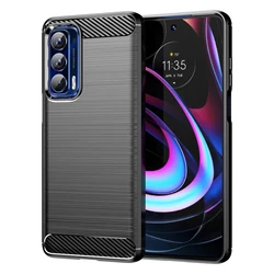 Shockproof Silicone Full Protective Soft Phone Case for Moto Edge 2022 (Black)