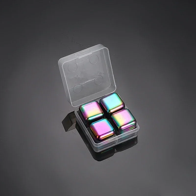 Reusable Whiskey Stones Stainless Steel Ice Cubes Quick-Freeze Wine Cooler Food Grade Metal Pellets Beer Cooler Bar Accessories image 38