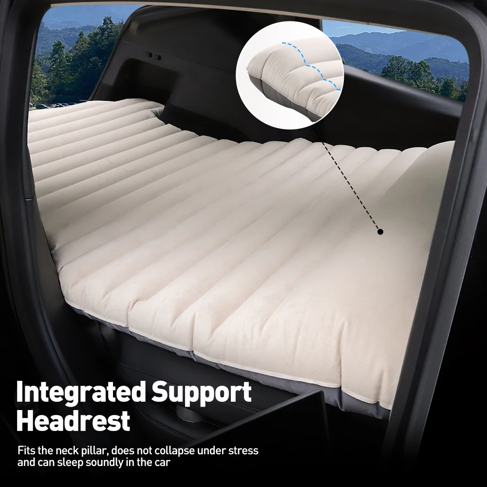 YZ For Tesla Model Y Automobile Air Mattress Self-Inflating Mattress Travel Sleeping Bed Tesla Car Inflatable Camping Inflatable Air Bed Car Sleeping Mattress Inflatable Camping Mattress Camping Mattress