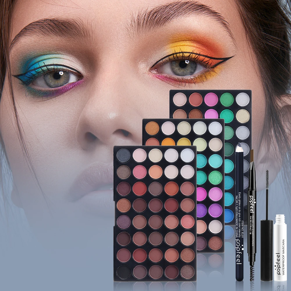 POPFEEL Complete Makeup Kit Makeup Set for Teens Kit for Women Girls Eyeshadow Palette Concealer Lipgloss