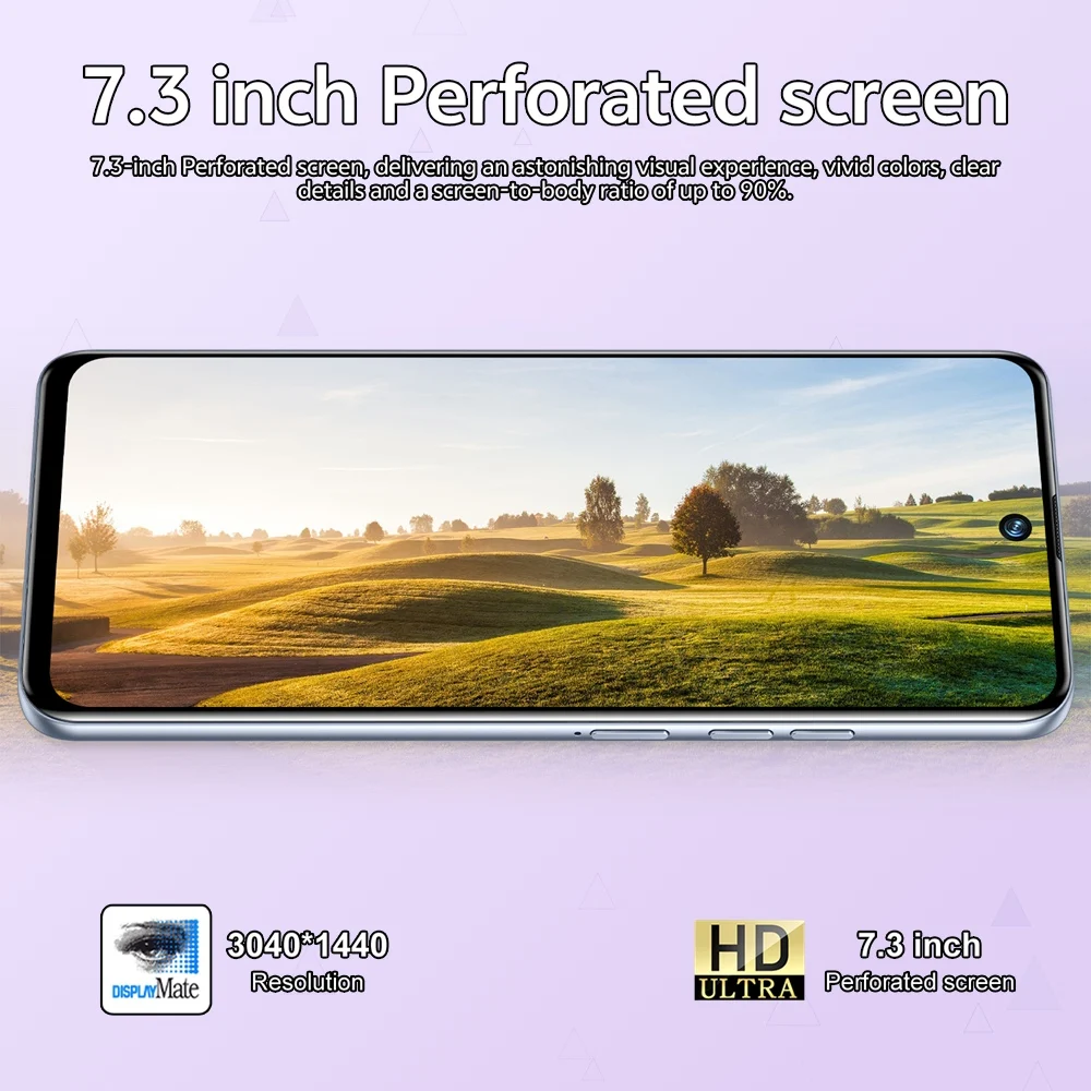 K-Touch 26 Ultra 7.3inch Mobile Phones Android 15 Cell Phone 22GB+2TB Smartphone 5G Dual SIM Card 8000mAh 16MP+48MP Camera Cellphones