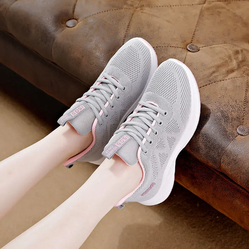 

New Women Sneakers Summer Autumn High Heels Ladies Casual Shoes Women Wedges Platform Shoes Female Thick Bottom Trainers