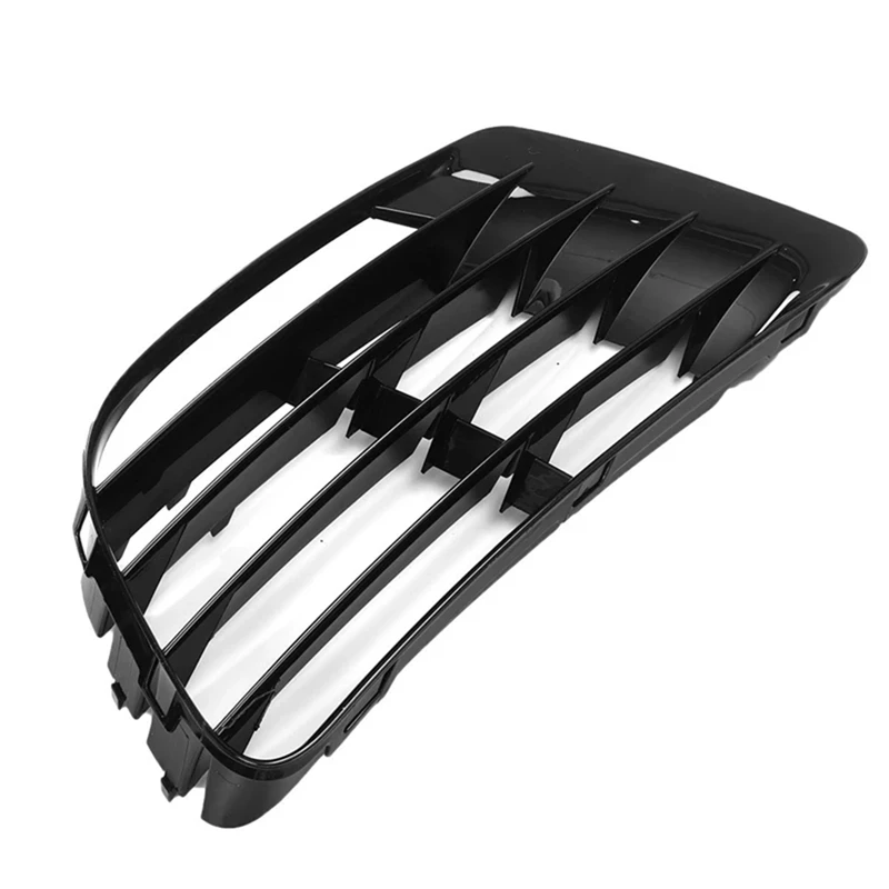 Front Fog Light Grille Lower Bumper Fog Lamp Grill Cover Trim For VW Golf MK6 R 2009-2013