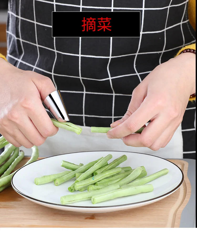 Description Picture 4 of itemFinger Protector Silicone Thumb Knife Protector Gears Cutting Vegetable Harvesting Knife Pinching Plant Blade Scissors Gloves