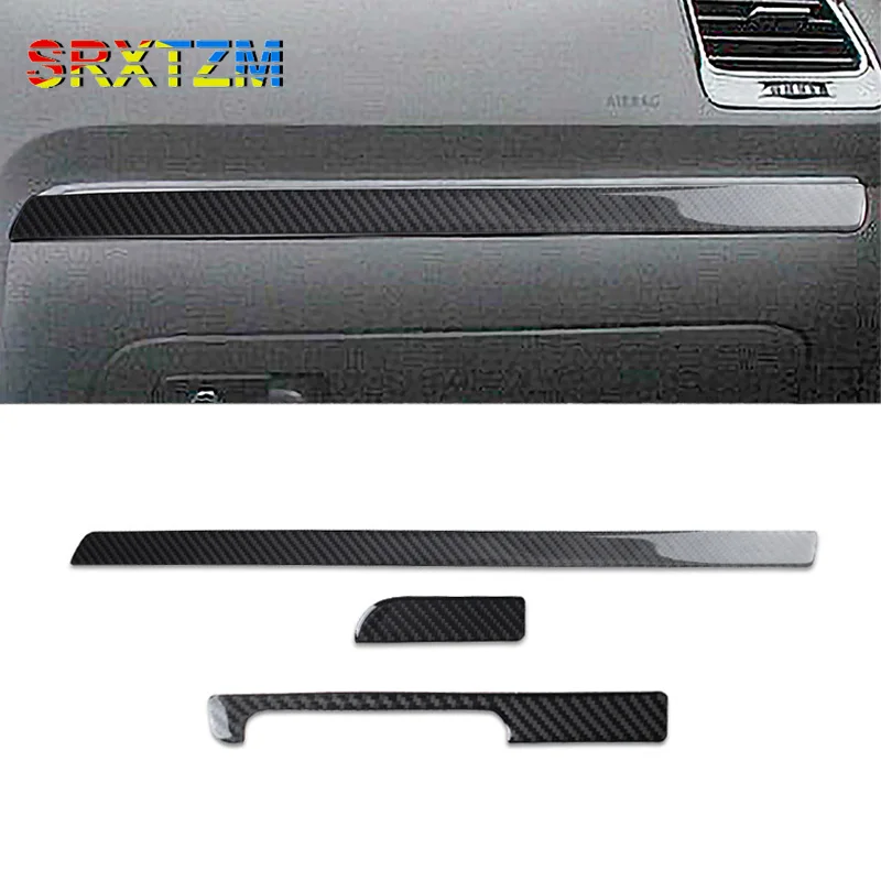 Convient Pour Audi A3 8Y 2021-2022 LHD, Garniture De Porte-gobelet De Voiture, Garniture De Cadre De Porte-gobelet De Console Centrale à Motif En Fibre De Carbone, (ABS, Noir