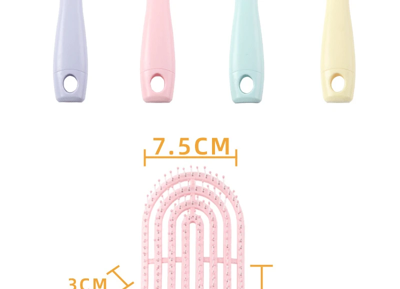 Description Picture 5 of itemIns Relaxing Elastic Massage Comb Portable Hair Brush Massage Brush Brushes Head Combs Scalp Massage Brush Wet And Wavy Bundl
