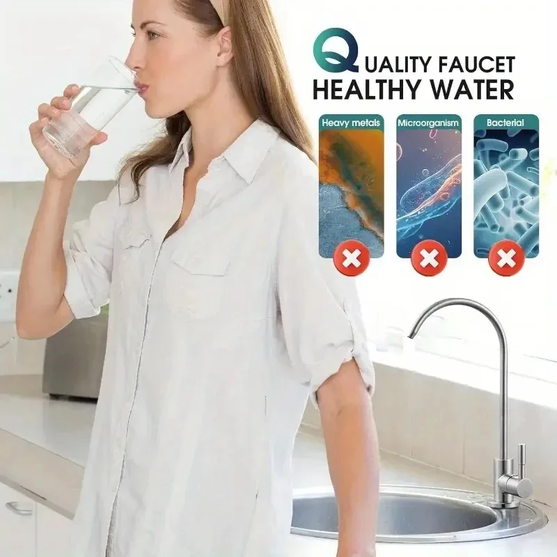 304 Stainless Steel Kitchen Filtered Faucet image 3