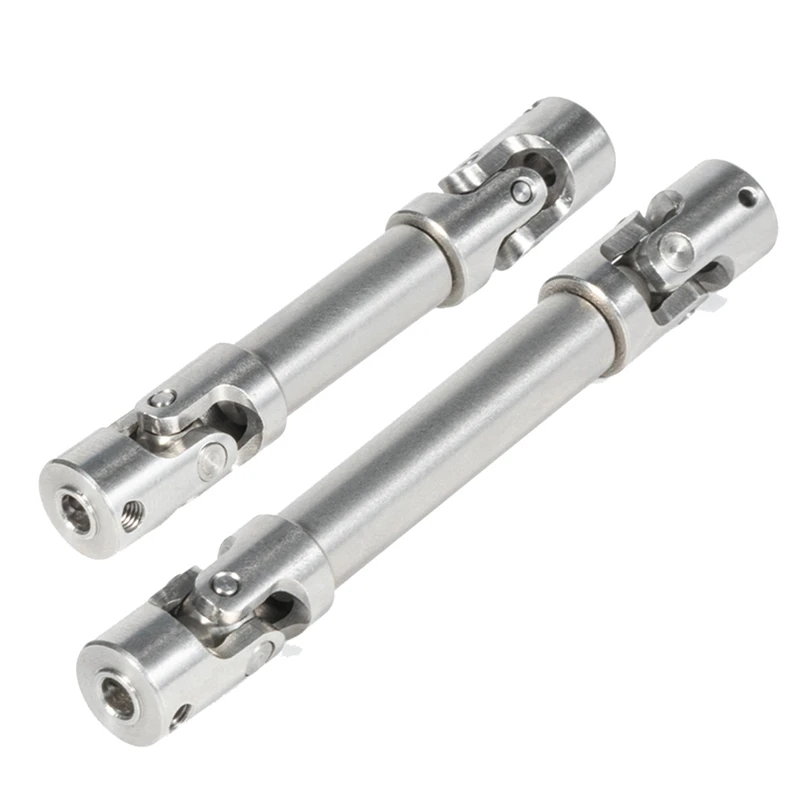 

2PCS CNC Internal Spline Metal Drive Shaft Joint Driveshaft Universal Replacement For 1/18 CAPRA UTB18