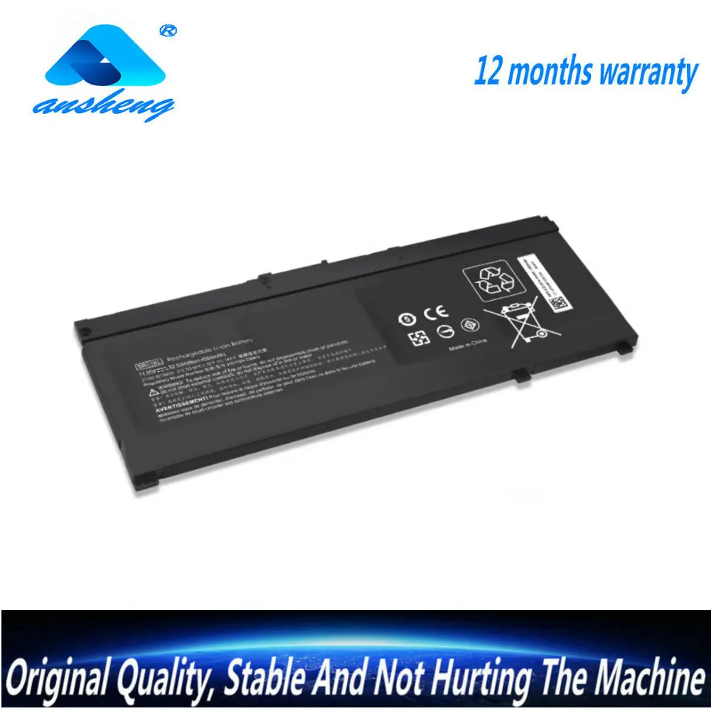 Nuova Batteria Per Laptop Sr03Xl L08934-2B1 L08855-855 Per Hp Omen 15-Ce, Muslimion Gaming 15-Cx0096Tx,Cx0006Nt 11.55V 52.5Wh