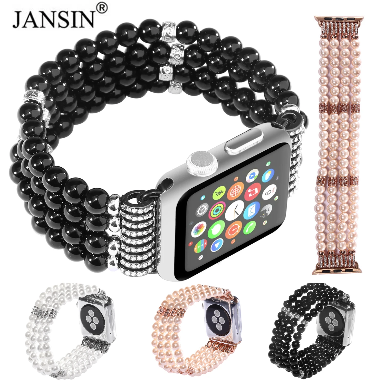 Elegant Pearl Beads Bracelet Strap