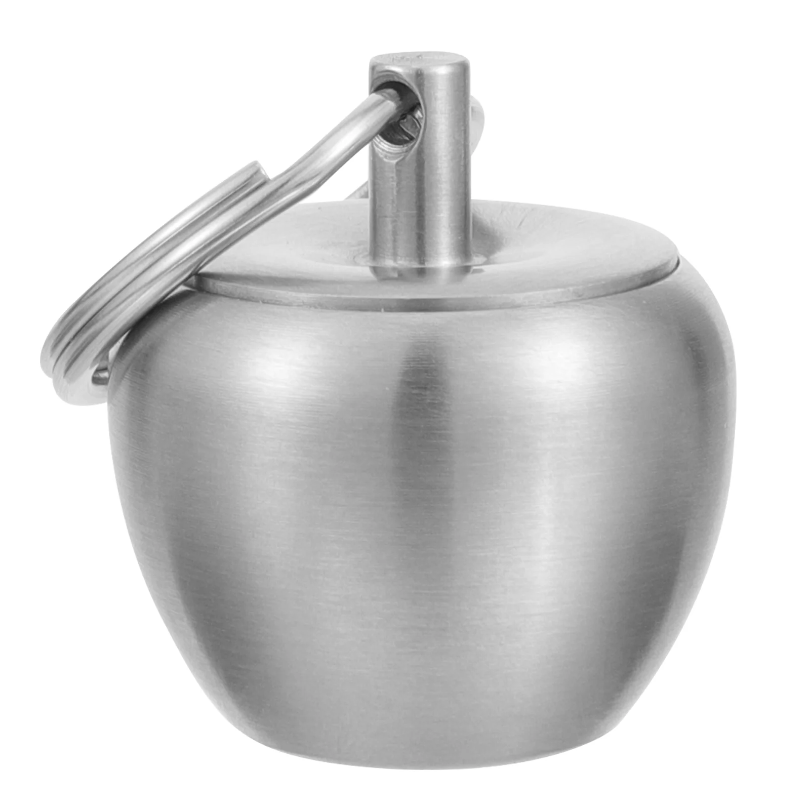 

Travel Medicine Container Pill Bottle Organizer Storage Case Pocket Boxes for Keychain Holder Mini Small Stainless Steel Metal