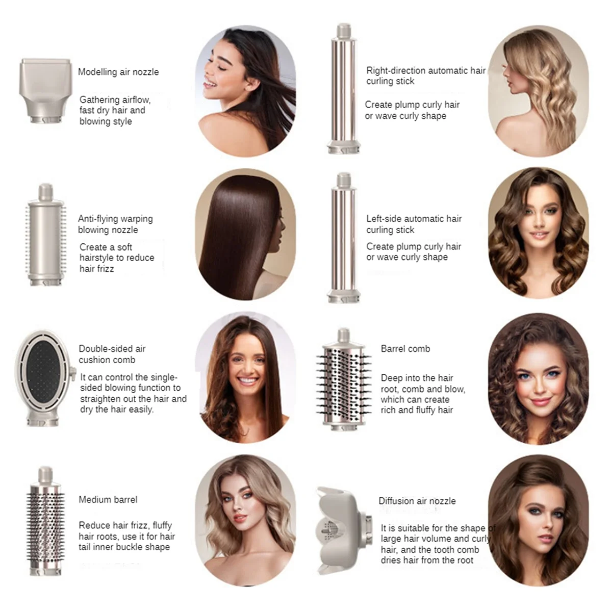 Folding Hair Dryer Negative Ion Home Hot Air Comb Set Wind Salon Hair Styler Tool Professional Hair Dryer EU Plug,A 2