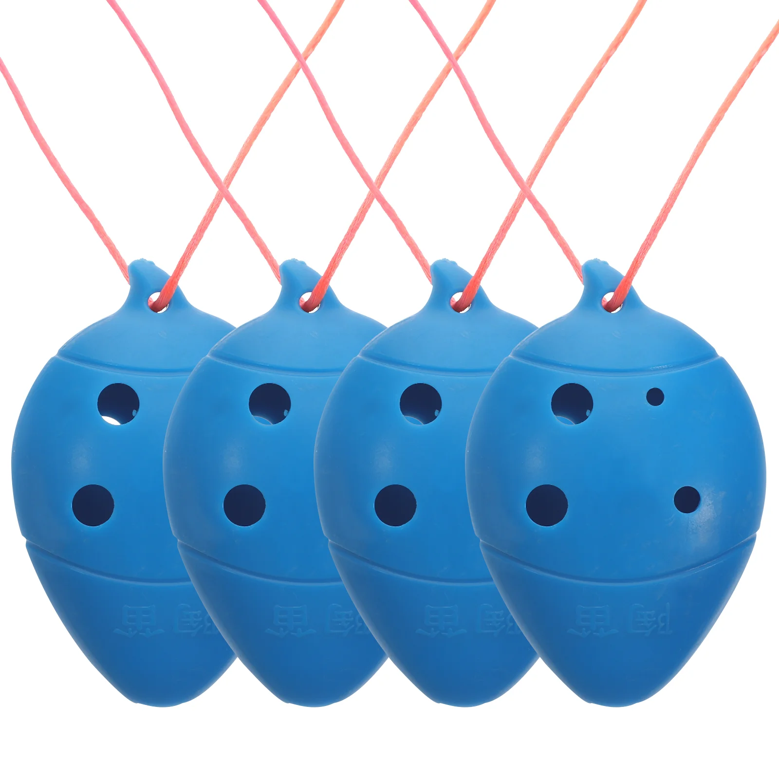 

4Pcs 6 Hole Ocarina Alto C Pendant Ocarina Plastic Ocarina Musical Instrument Beginners Children Early Educational Ocarina