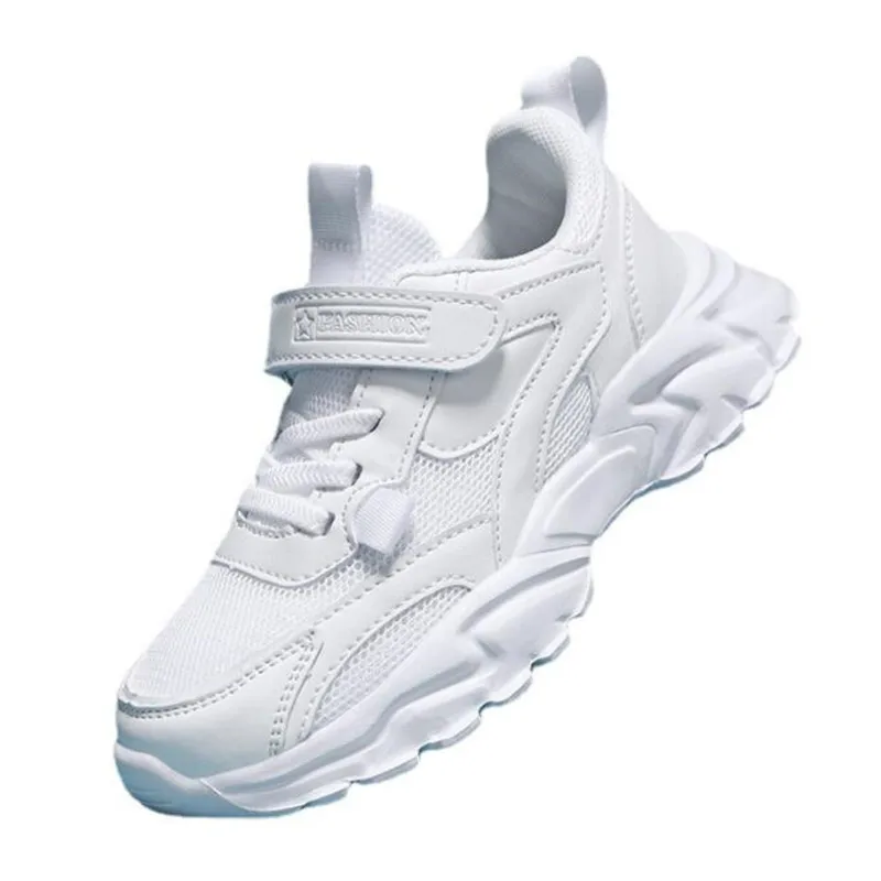 Children Mesh Breathable Casual Sport Shoes Boys Girls Sneaker Anti-slip Lightweight kids runing Little white shoes 2022 new