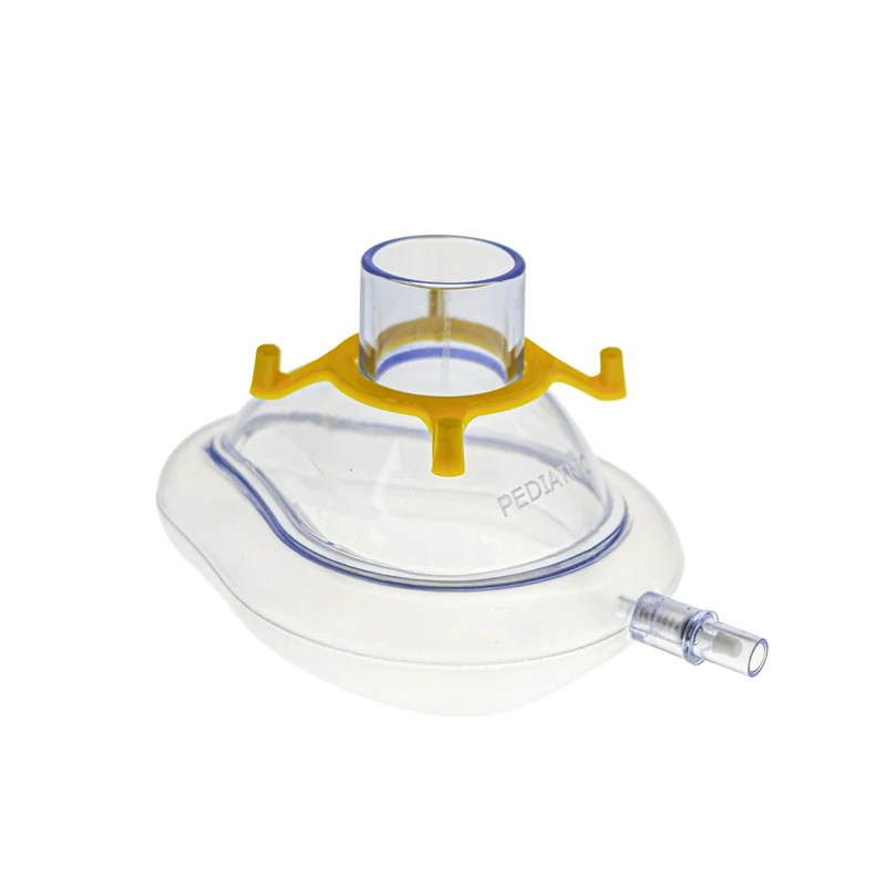 PVC Anesthesia Mask For Adult Child Infant Animals Sterile Disposable Medical Resuscitate Face Masks 1pc/5pcs/6pcs/7pcs 7 Size disposable anesthesia mask