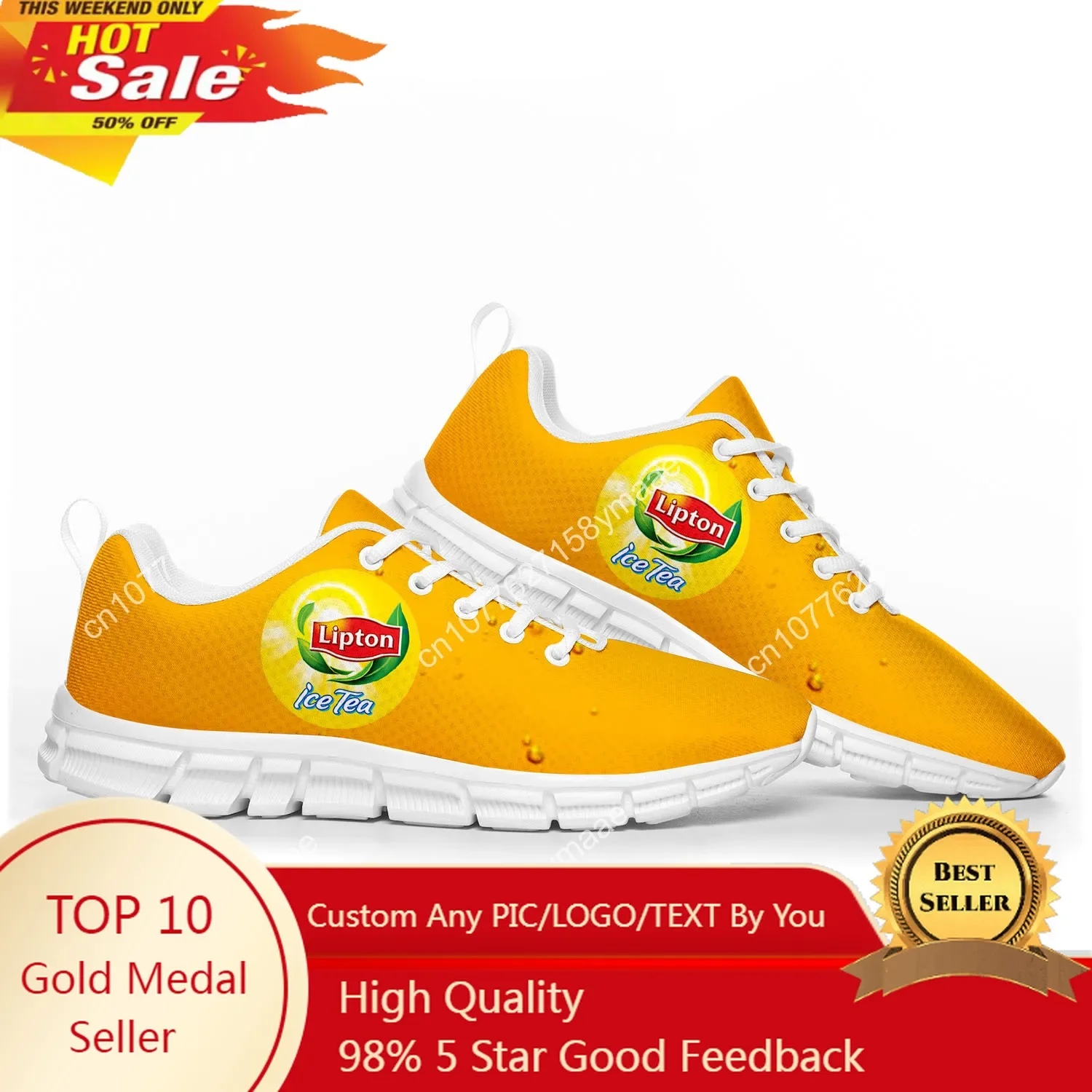 

L-Liptons Iced Tea Drink Sports Shoes High Quality Men Women Teenager Kids Children Sneakers Sneaker Customize Couple Shoe White