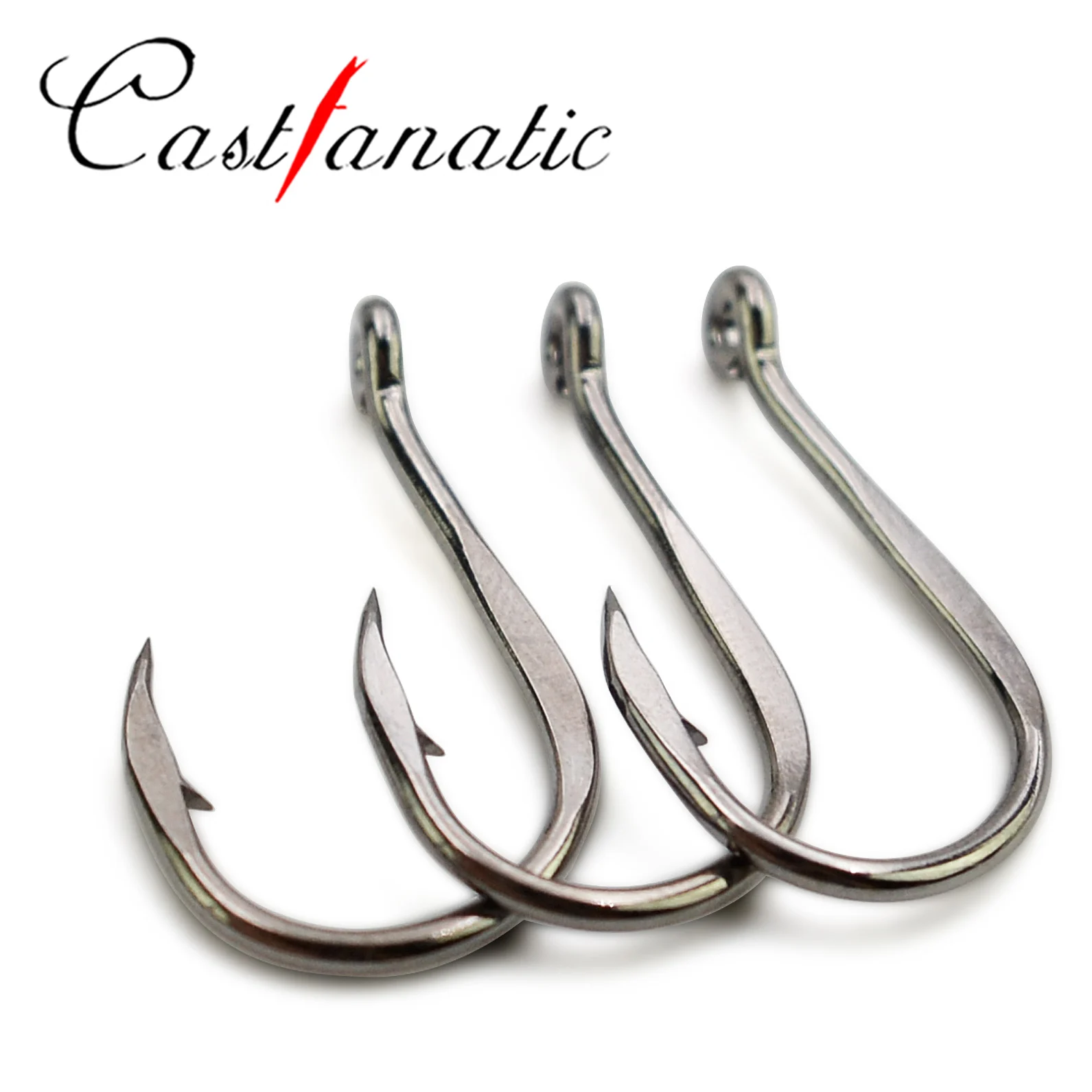  Mustad O'Shaughnessy Needle Point Bent Hooks (100