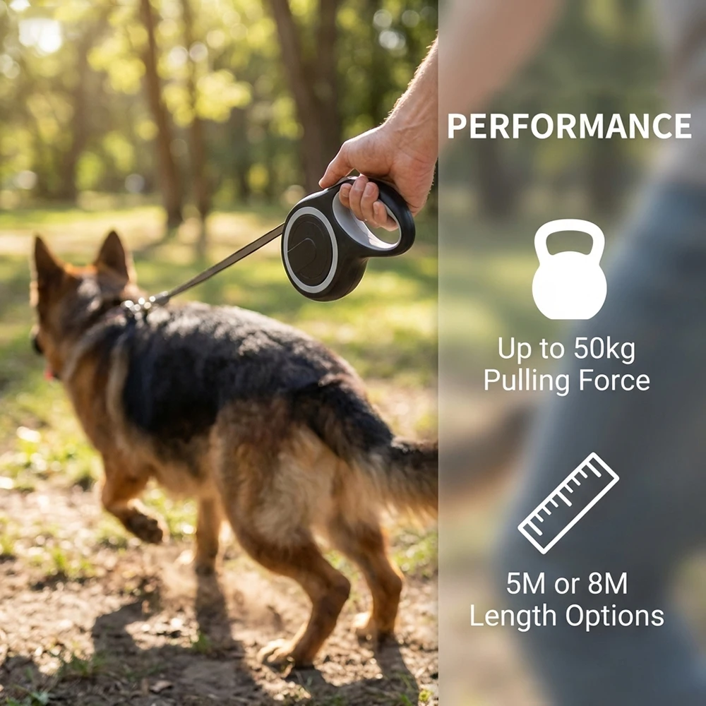 Heavy Duty Retractable Dog Leash 1