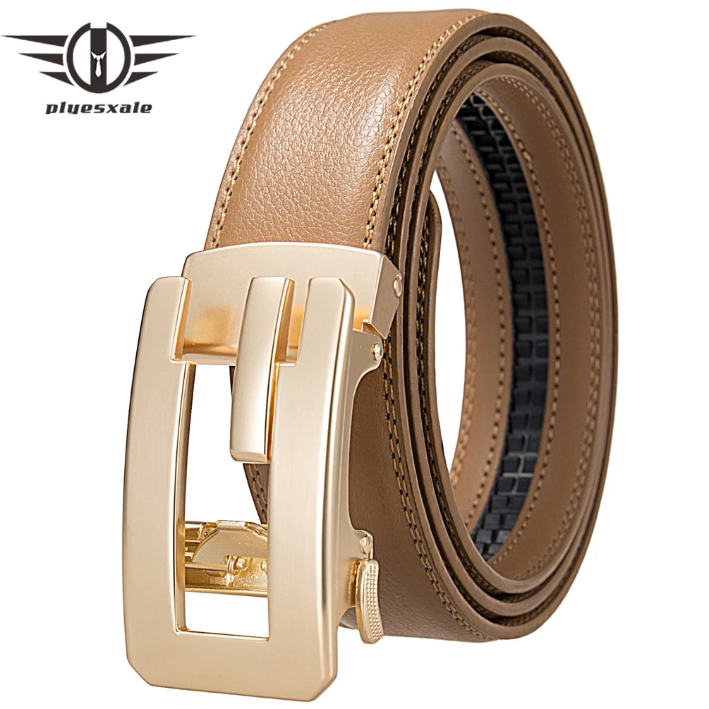 

NEW Cowskin Belt Men Top Quality Leather Belts Strap Male Metal Automatic Buckle Belt For Men Designer Luxury Cinturones B1552