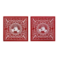 Breathable Headscarf Kerchiefs Creative Print Bandana for Adult N7YD 1