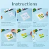 Waterproof Glass Paint 20/25ml Sun-Resistant Acrylic Paints For Artist Drawing Painting Pigment Hand Painted Glass Paint DIY 4