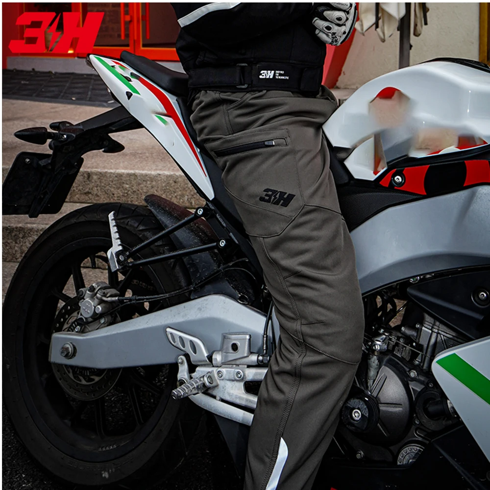 오토바이 두꺼운 긴 바지 통기성 보온성 편안한 내마모성 모토 라이딩 자전거 라이딩 긴 바지