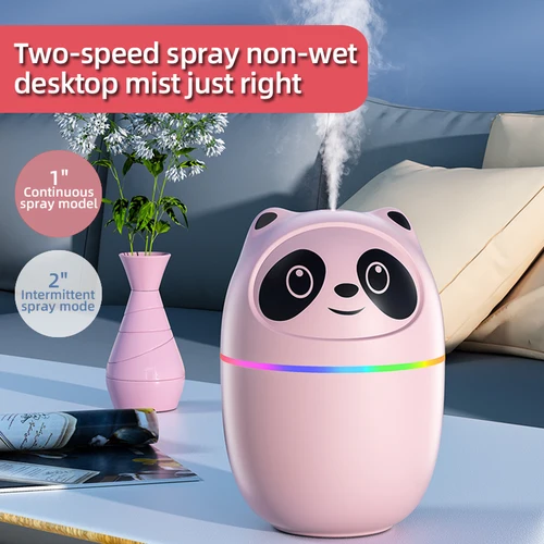 Searide USB 휴대용 아로마 에센셜 오일 디퓨저 공기 가습기, 전기 쿨 미스트 스프레이 컬러, 가정용 차량용 야간 조명, 220ml 4