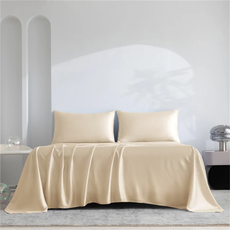 1Pcs Organic Bamboo Flat Bed Sheet Luxury Single Double Queen Size Flat Sheet (Pillowcase Need to Buy) 100% Bamboo Bed Linens 6