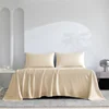 1Pcs Organic Bamboo Flat Bed Sheet Luxury Single Double Queen Size Flat Sheet (Pillowcase Need to Buy) 100% Bamboo Bed Linens 6