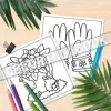 24Pcs Secret Garden Coloring Book - 20x20cm Picture Book with Soothing Nature-Inspired Colors 5