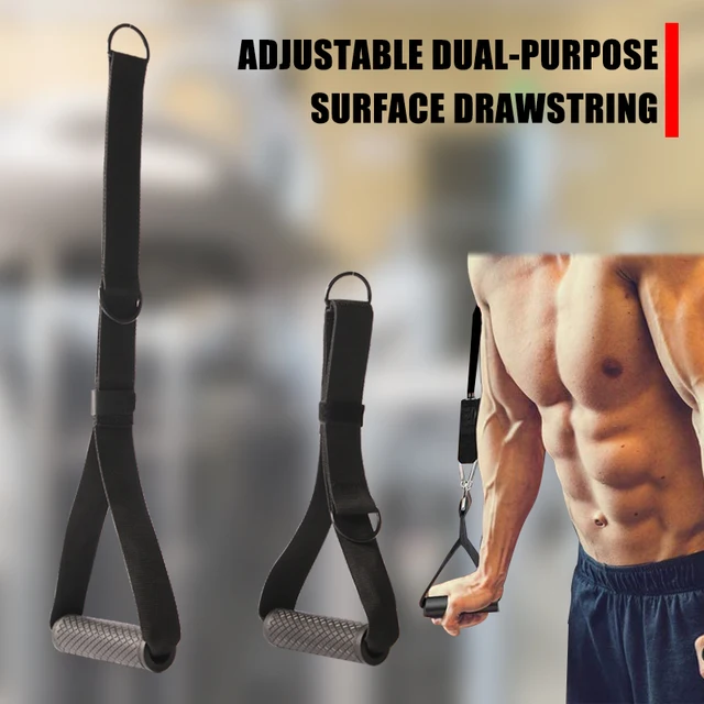 Heavy Duty Handles For Resistance Bands Handle Sturdy And Non Slip Cable Machines LAT Pull Down Bar Pila Accessories 5