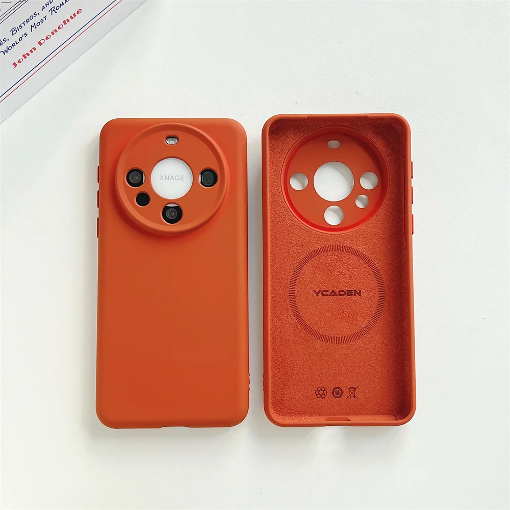 Luxury Liquid Silicone Magnetic Shockproof Case Cover