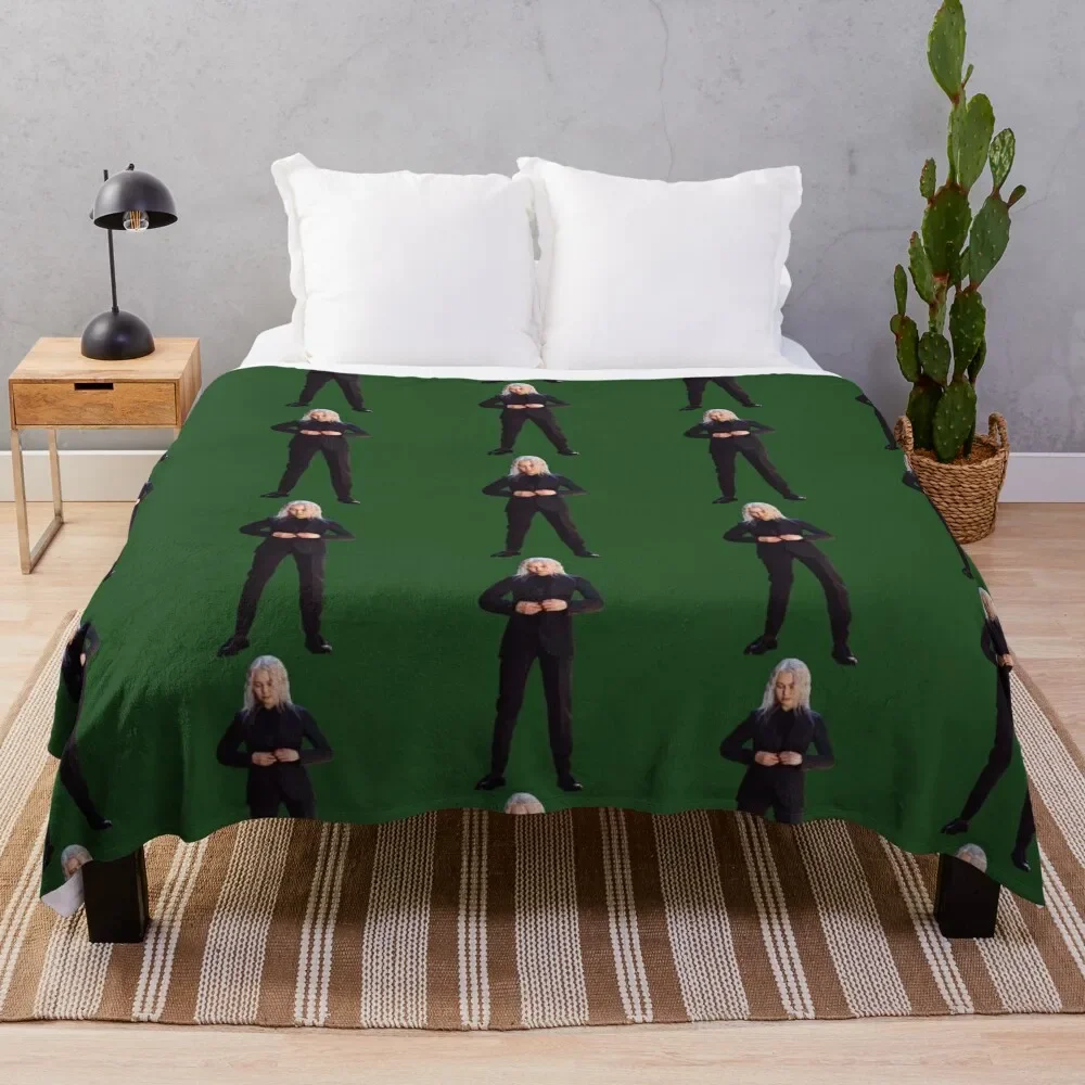 

Phoebe Bridgers Throw Blanket Multi-Purpose Bed linens anime Blankets