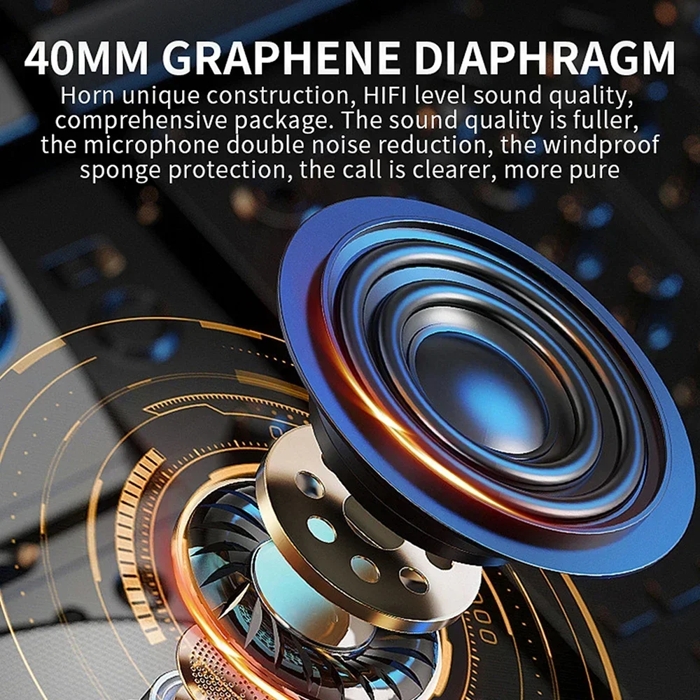 Motorcycle Helmet Headset IPX6 Waterproof Noice Reduction Earphone Super Long Standby Wireless Hands Free Headphone - 3