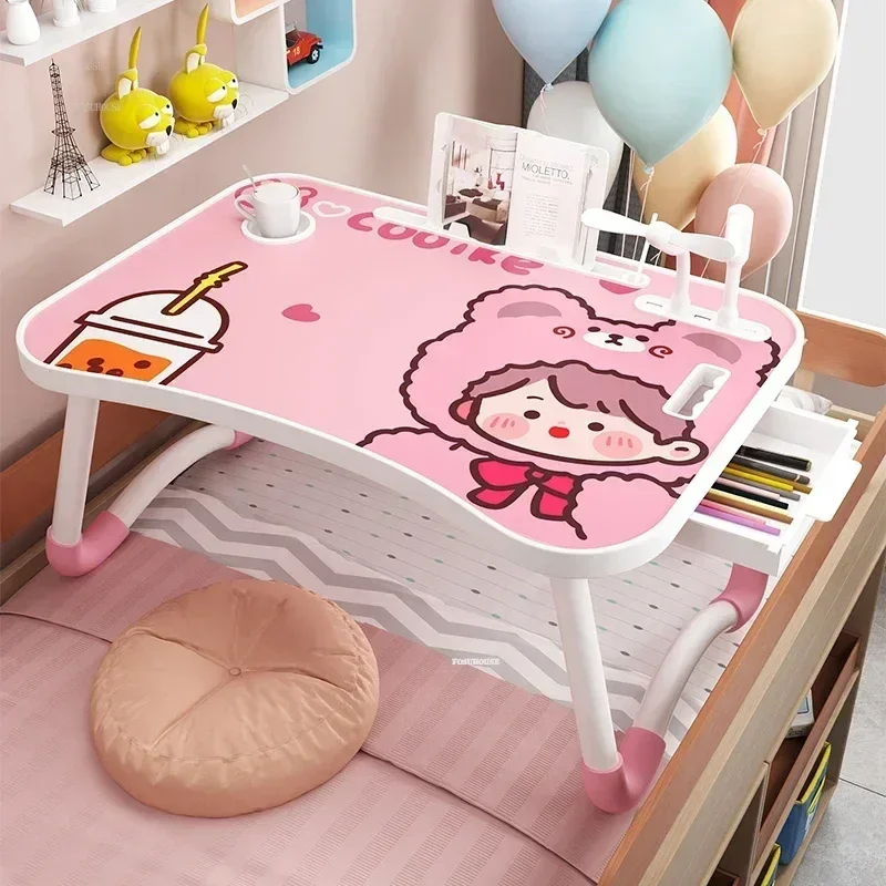Bed Small Tables Bedroom Writing Children's Tables Room Desks Children Furniture Home Laptop Table Children's Study Desk N