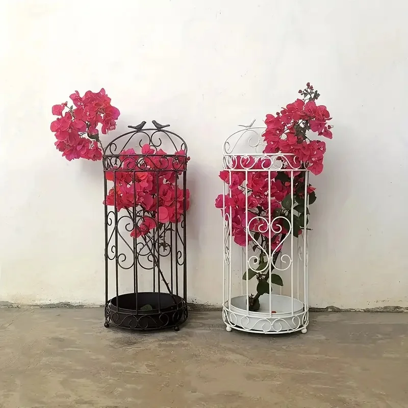 Space-Saving Umbrella Stand Conveniently stores multiple umbrellas and rain gear at home or office