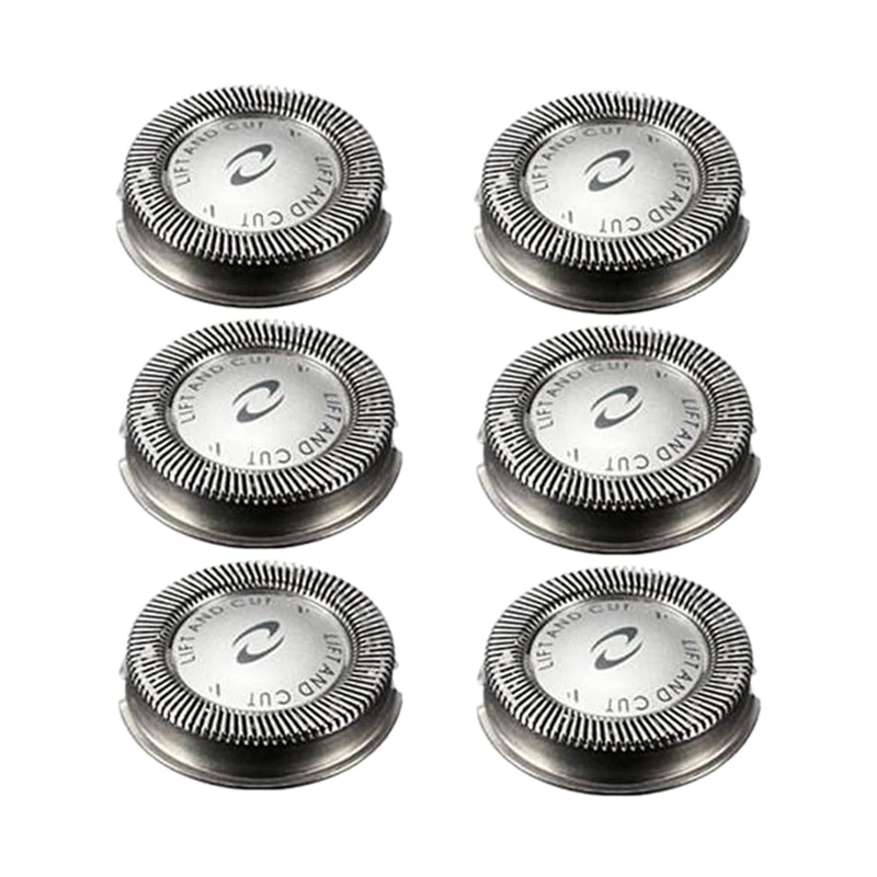 6Pcs Shaver Head Replacement Shaver Blade for Philips HQ3 HQ32 HQ36 HQ40 HQ300 Razor Blade for Men electric shaver head electric shaver blades