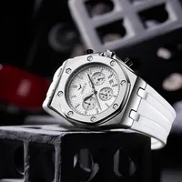 ONOLA Watches For Men Sports Watch Top Brand Elegant Multifunctional Timer Calendar Glow Silicone Band Men Watch Reloj Hombre