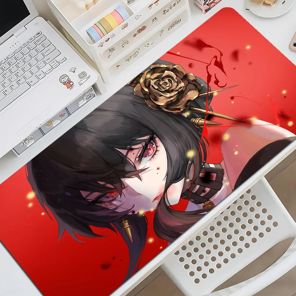 Spy x Family 80x30cm XL Lockedge Office Computer Desk Mat Table Keyboard Big Mouse Pad Laptop Cushion Non-slip  Bedroom 3