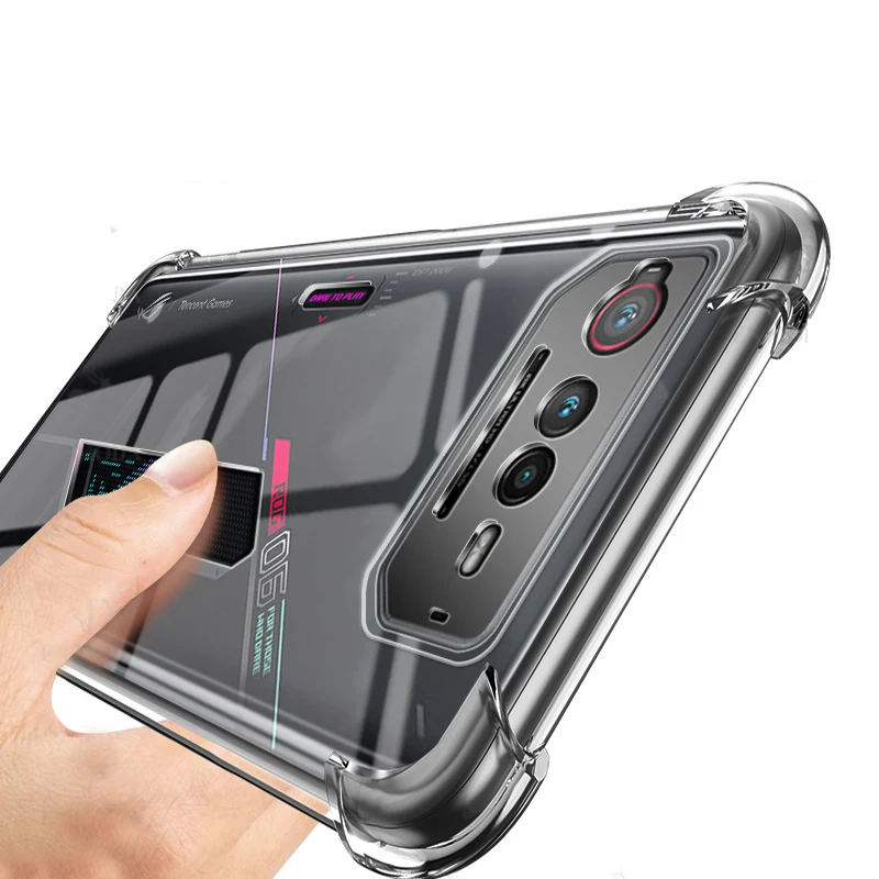 Shockproof Soft TPU Clear Cover with Reinforced Corners
