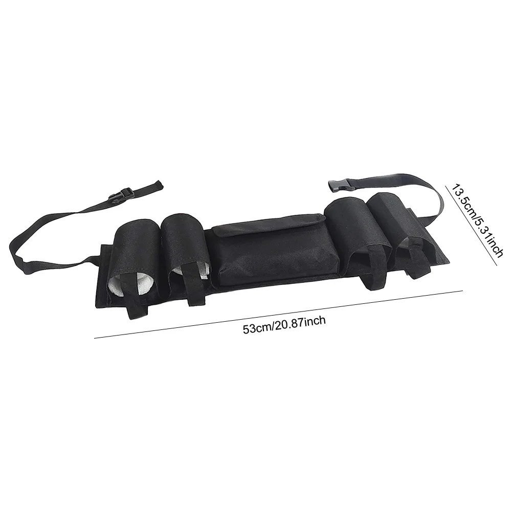 Oxford Beer Soda Bottle Holder Belts with Pockets Drink Can Holder Waist Pack Bag for Janitorial Custodial Housekeeping Cleaning