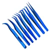 Volume Eyelashes Tweezers Stainless Steel superhard Tweezers High Precision Anti-static tweezers Eyelash Extensions custom logo 5