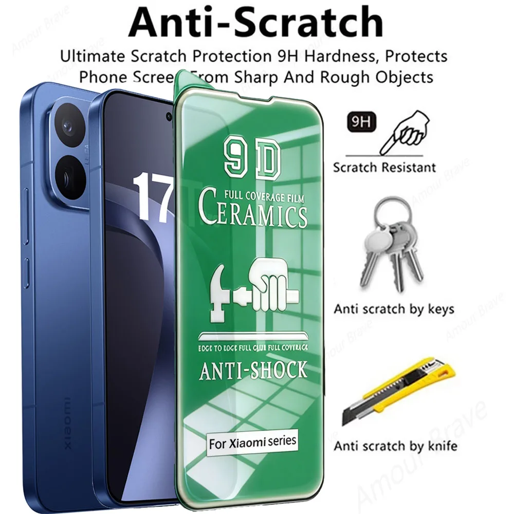 4PCS High-Quality Clear Ceramic Screen Protectors