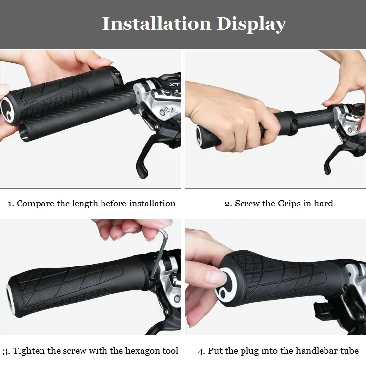 ERGON Mountainbike-Lenkergriffe GP1 GP3 GP5 Fahrrad Bar End Mount Klemmgriff Ergonomie Gummi Rennrad Lock Grip – Detail 37