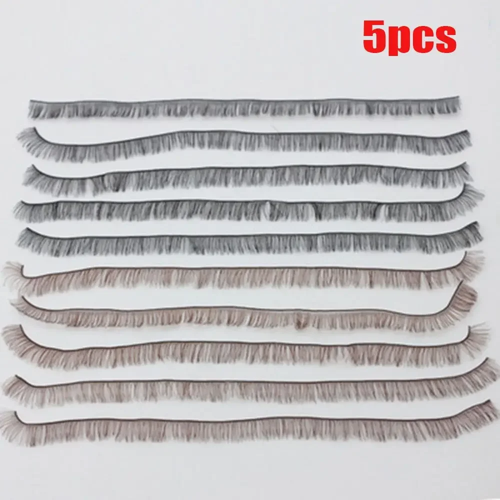5Pcs 20cm Length Birthday Gifts Black Brown Tawny Eye Lash Toy DIY Accessories Doll Eyelashes Kids Toys Gifts