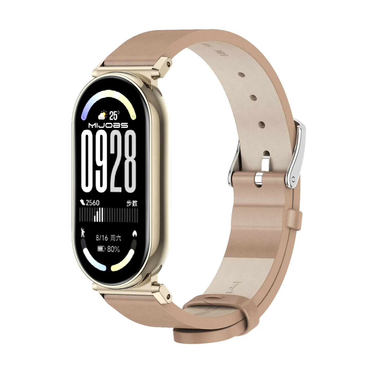 Premium Leather Breathable Watchband Wrist Strap