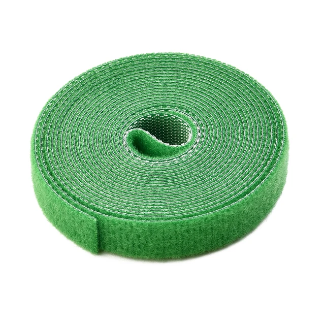 Új Kerti Zsineg Szerszám 3 Pack 5M/Tekercs Bambusz Nád Kötés Szalagkötegek Csomagolás 2 Cm Zöld Nylon Növényi Tartók - Image 5